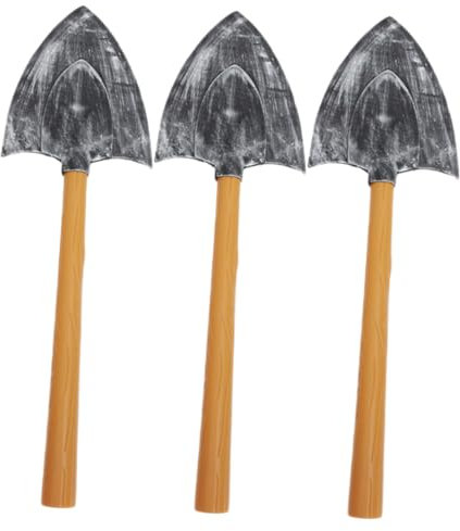 IMIKEYA 3pièces Pelles De GNOME Halloween Mousse Jouets Accessoires De Fête Pioches De GNOME pour Décorations De Scène Et Cosplay