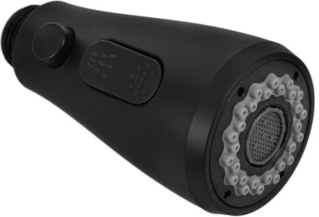 DIYEAH Ausziehbarer Küchenbrausekopf Schwarz Multifunktions-spritzschutz Für Küchenspülen Und Waschbecken Brauseteile Leicht Zu Installieren Bedienen