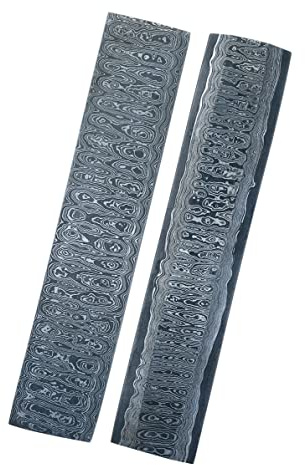 San Mai Ladder Damascus Bar Billet Ladder San Mai Bar Billet Steel 12x2inch Bush Crafts Knife Making Handmade