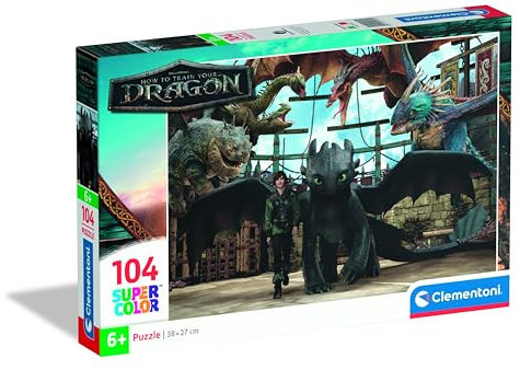 Clementoni 25079 Dragons – 104 Teile