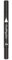 Eyeliner Stempel 2 in 1 doppelt kopfstoff wasserdichte flüssige eyeliner stift make-up-Werkzeug schwarzer Herz Doppelkopf