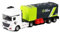 XGFFBAGB 1:30 Per La Città Camion Della Spazzatura Modello Di Auto Servizi Igienico-sanitari Pulizia Stradale Spazzatrice Veicoli Modello Di Auto Giocattoli Regali(White B,With box)