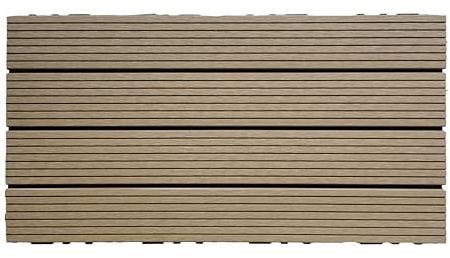 WPC Terrassenfliesen PUERTO PICOLO 60x30 cm, 6pcs/ctn - Beige