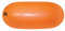 Cando 30-1781 Aufblasbarer Ball, gerade, 50 x 100 cm, Orange