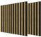 Mollis Akustikpaneel LINEA, Eichenholz, 2 Stück, Lamellenwand auf HDF-Platte, Stilvolle Raumgestaltung, Wand- und Deckendekoration, für Büros & Wohnräumen, Oak, 60 x 60 cm, Lamellen (Eiche)