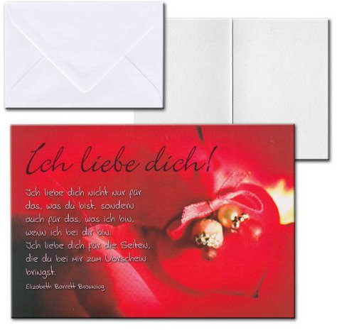 Ich liebe Dich, Karte von Depesche - Liebeserklärung Motiv 01 A mit Umschlag