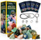 NATIONAL GEOGRAPHIC Rock Tumbler Refill Age 8+ – 453g Mix of Rough Gemstone Rocks for Rock Polishers, Includes 5 Jewellery Fastenings and Rock Polishing Grit, Works with All Rock Tumblers