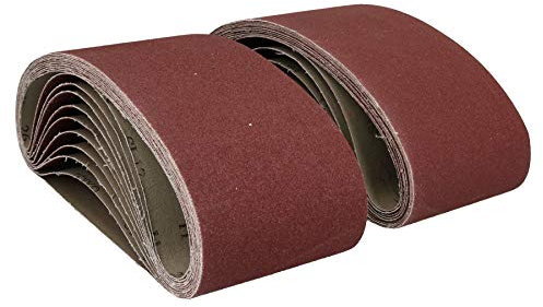 610mm x 100mm Mixed Grit Abrasive Sanding Belts Power File Sander Belt 20 Pack