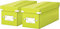 Leitz CD Aufbewahrungsbox, Mit Deckel, Click & Store (Grün 2er Pack)