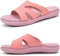 KuaiLu Womens Fashion Orthotic Sliders Ladies Lightweight Athletic Yoga Mat Sandals Slip on Thick Cushion Slippers Sandals with Comfortable Plantar Fasciitis Arch Support Pink 9