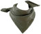 Glückspilz | Musselintuch Kinder | Musselin Schal Kinder | Baby Dreieckstuch | Musselin Halstücher Kinder | 60 x 60 cm |Khaki