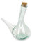Verano Spanish Ceramics Recycled Glass Spanish Porron Decanter/Pourer with Cork - Decorative New Home Living Dining Room Decor Display Water Juice Wine Serving Bottle - 500ml 17cm x 21cm