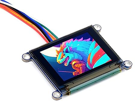 Coolwell 1.27 Inch RGB OLED Module for Raspberry Pi/Arduino/STM32 128×96 Display 262K Colors Onboard Driver SSD1351 SPI Interface