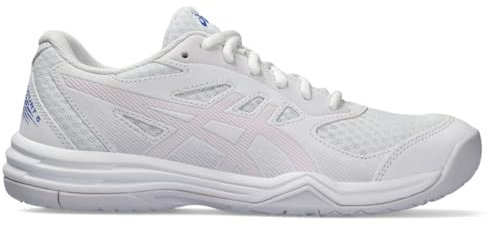 ASICS Damen Upcourt 5 Volleyballschuhe, Weiß/Kosmos, 42 EU