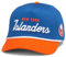 AMERICAN NEEDLE NHL National Hockey League Team Roscoe verstellbare Baseballmütze, New York Islanders (Königsblau/Orange), Einheitsgr��e