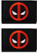 2 Pieces Compatible with Deadpool Tactical Comic Hero Patch Funny Hook and Loop Embroidery Moral Military Emblem Patch for Jacket Backpacks Clothes Vest Uniforms Clothes