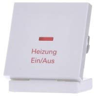 Gira 067803 Wippe Kontroll Heizung Ein/Aus System 55, reinweiß