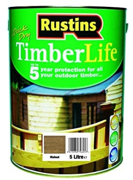 Rustins TLWA5000 Timberlife Walnut, Brown, 5l