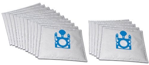15 Premium Staubsaugerbeutel kompatibel für Siemens VS Z30000-39999 - Z 3.0 mit Plastikverschluss inkl. 3 Motorschutzfiltern