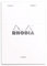 Rhodia 13201C - Notizblock / Schreibblock geheftet No.13, DIN A6 14,8x10,5 cm, 80 Blätter kariert 80g, abtrennbar und mikroperforiert, mit Kartonrücken, Weiß, 1 Stück