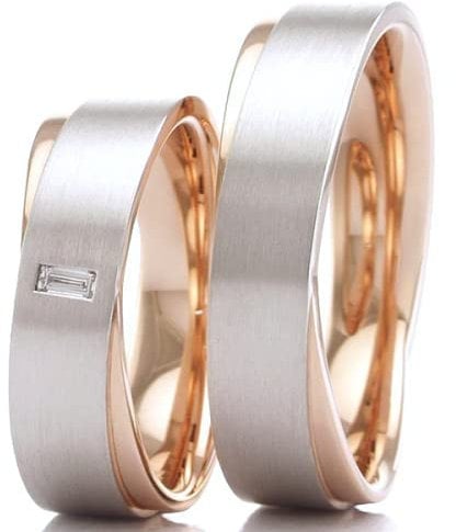 Trauringe Gold Paar B-48-05263-64