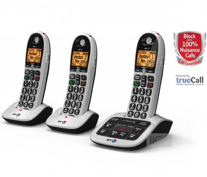 BT 4600 Trio Cordless Phones with Big Buttons