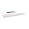 Velano - Bücherregal Wand - Wandregal 79,5x23,5 cm - Regal Wand - Schweberegal - Hängeregal - Regalbrett - Weiß - Küchenregal - Bücherregal Kinder - Deko Wohnzimmer - Gewürzregal Wand