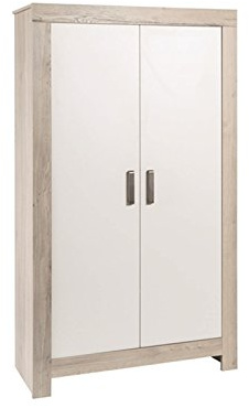 Schardt 06 790 82 00 Kleiderschrank mit 2 Türen Nordic Halifax, weiß