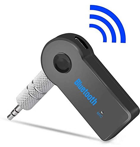 KAIBSEN® Mini Portable 3.5mm sans Fil Bluetooth Receiver - sans Fil Bluetooth 3.5mm Audio stéréo Adaptateur récepteur avec MIC pour la Voiture téléphone Accueil Haut-Parleur mp3 Casque