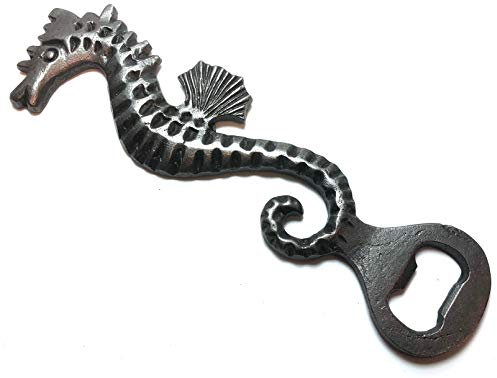 Sea Horse Bottle Opener - Cast Iron 210mm