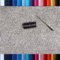 Premium Bündchenstoff Rippe - Meterware ab 0,25 cm Zuschnitt - Hochwertige Schlauchware gerippt - XXL Breite ca. 106-120 cm - Öko-Tex Standard 100 - (Hellgrau Melange Natur)
