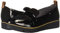 Dr. Scholl's Shoes Webster, Mocassino Donna, Black Patent Microfiber, 35.5 EU