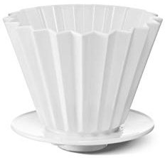 KPM Berlin LAB Kaffeefilter Größe 2, Porzellan, Dripper, Handfilter, Kaffee Filter, handmade in Berlin, weiß im Geschenkkarton
