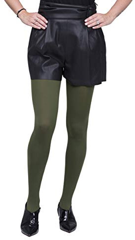 Sentelegri Collants opaques 100 deniers au choix - Vert - Small