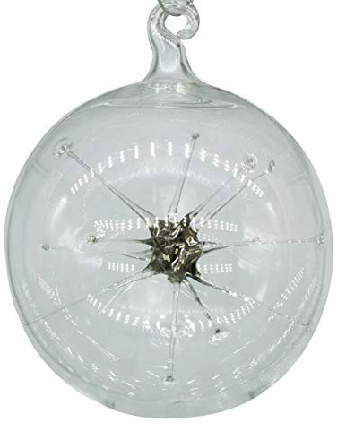 condecoro Spinnenkugel Christbaumkugel Lichtreflexe Silber