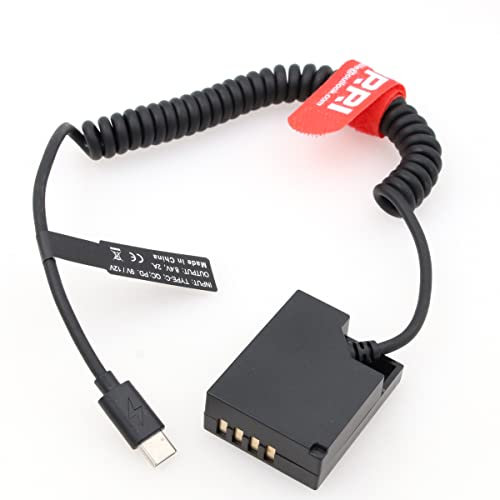 DRRI NP-WS126 Dummy auf USB Type-C PD Stromkabel für Fujifilm X100F X100V X-Pro3 X-E3 X-A2 X-A5 X-T3 X-T20 X-T100 X-T200 50EXR 35EXR Kameras