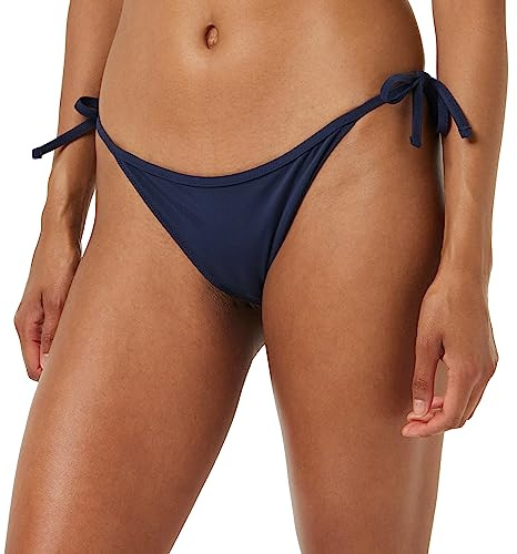 Tommy Jeans Women's Side Tie Bikini Bottoms Sport, Blue (Twilight Navy/Twilight Navy), M