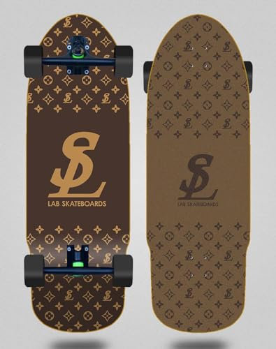 Lab Cruiser Skateboard mit Longboard Trucks 180 mm Clutch 32