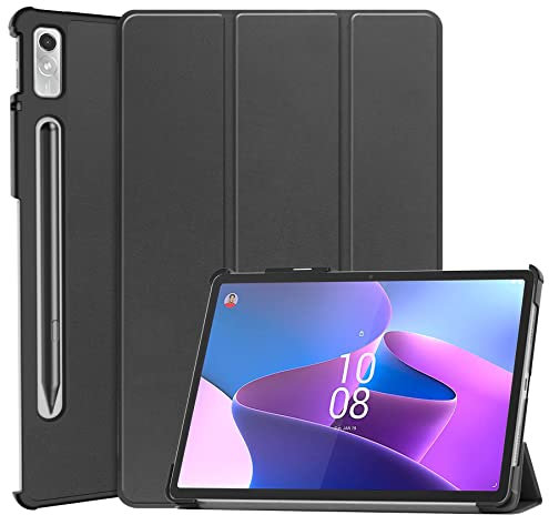 TINGYR Case for Lenovo Tab P11 Pro Gen 2 Tablet Case, Leather, Folding stand, All-inclusive protection, Tablet Case for Lenovo Tab P11 Pro Gen 2.(Black)