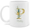 Tasse Tassen 325ml - Anfangsbuchstabe Name - Namens Geschenk - 325 ml - Weiß - personalised mug buchstabentasse buchstaben letter kaffeetasse buchstabe namenstasse initialen letters teetasse