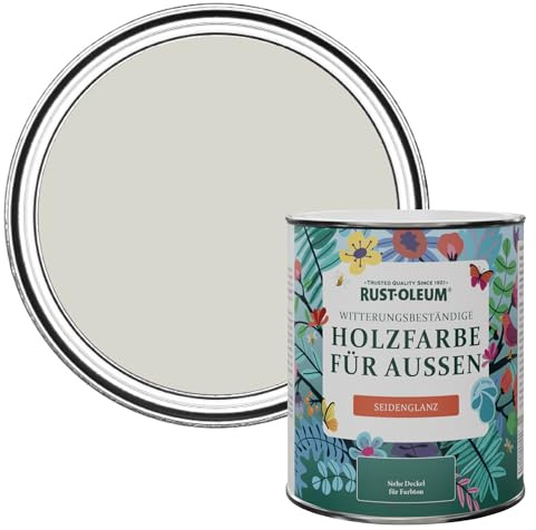 Rust-Oleum Grey Mould-Resistant Garden Paint In Satin Finish - Bare Birch 750ml