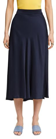 ESPRIT Damen 044ee1d333 Rock, 400/Navy, 42