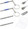 Tournevis 4 pièces avec mallette de rangement en 1 pièce, mini tournevis à lunettes, kit de réparation de précision, mini tournevis de précision, porte-clés