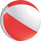 noTrash2003 Set aus 6 oder 1 Aufblasbare Wasserbälle Strandbälle Beachball Urlaub Beach Strand Pool (Rot (Einzel))