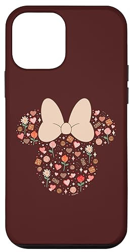 iPhone 12 mini Disney Minnie Mouse Icon Fill Chocolates Flowers Hearts Love Case