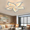 Comely Deckenlampe LED Wohnzimmer, 60cm 60W 6750LM LED Lampen Deckenleuchte, Moderne Blütenblatt Design Lampen für Wohnzimmer Küche Schlafzimmer Esszimmer, 3000K Warmweißes Licht, Weiß