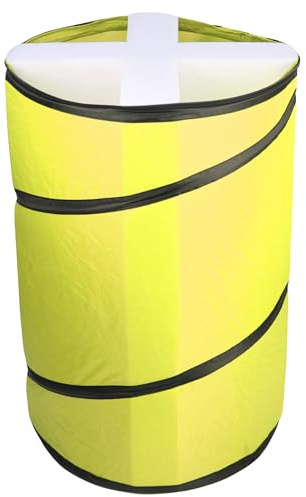 SPORTIKEL24 Hoopers Poubelle pop-up en nylon avec noyau en mousse - Stable et conforme à la norme VDH - Bleu