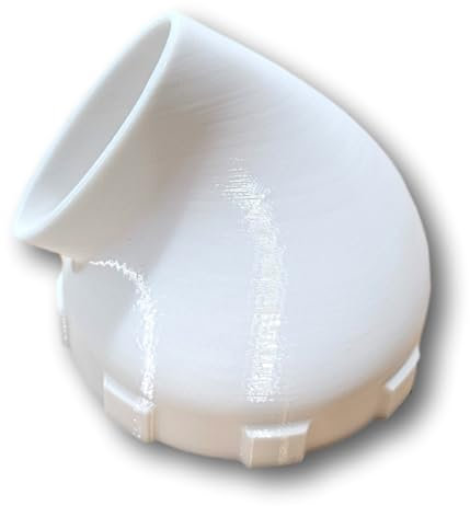 SpeedFreakCNC Verbesserte abgewinkelte Düse, kompatibel mit Intex Bestway Pools mit 3,2 cm 11070 Anschluss und 13162 oder 12364 Düse