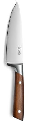 Kuppels AVID Kochmesser 6 | Nieten-Holzgriff (Eschenholz) | Profi Universalmesser für die Küche | Klingenstahl | Scharfes Chef Knife