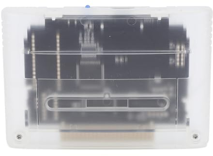 Game Cartridge for SNES for SFC Gaming Console, Professional 3000 in 1 8GB Memory Card Game Cartridge Supports FAT16, FAT32 File (White Transparent)